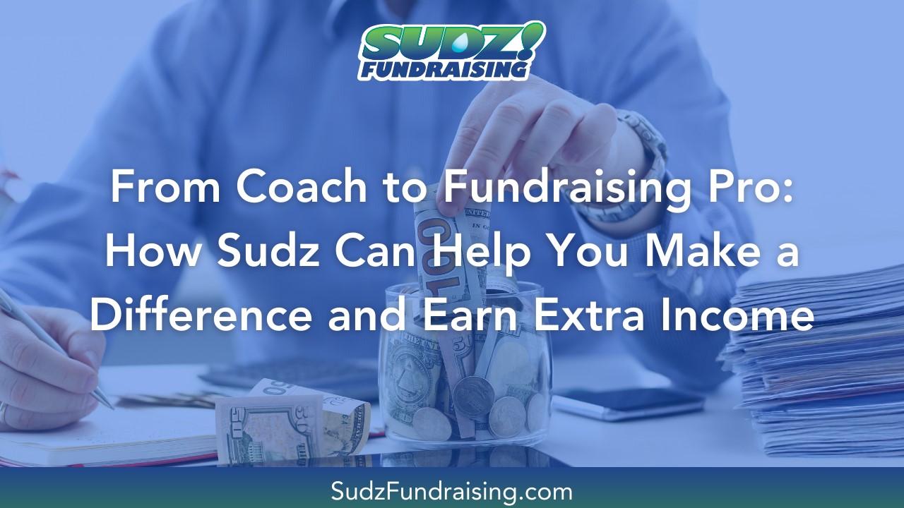 Coaches and team moms discussing Sudz fundraising opportunities.