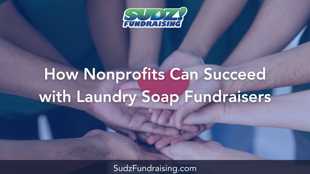 Nonprofit team planning a laundry soap fundraiser