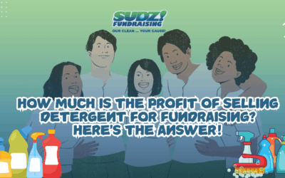How much is the profit from selling detergent for fundraising?  Here’s the answer!